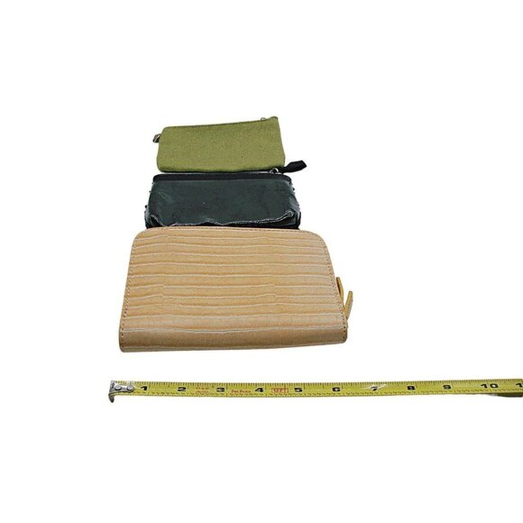 Lot of 3 Womens Multicolor Leather Card Holders Coin Purses Wallets Size Small - Picture 7 of 7